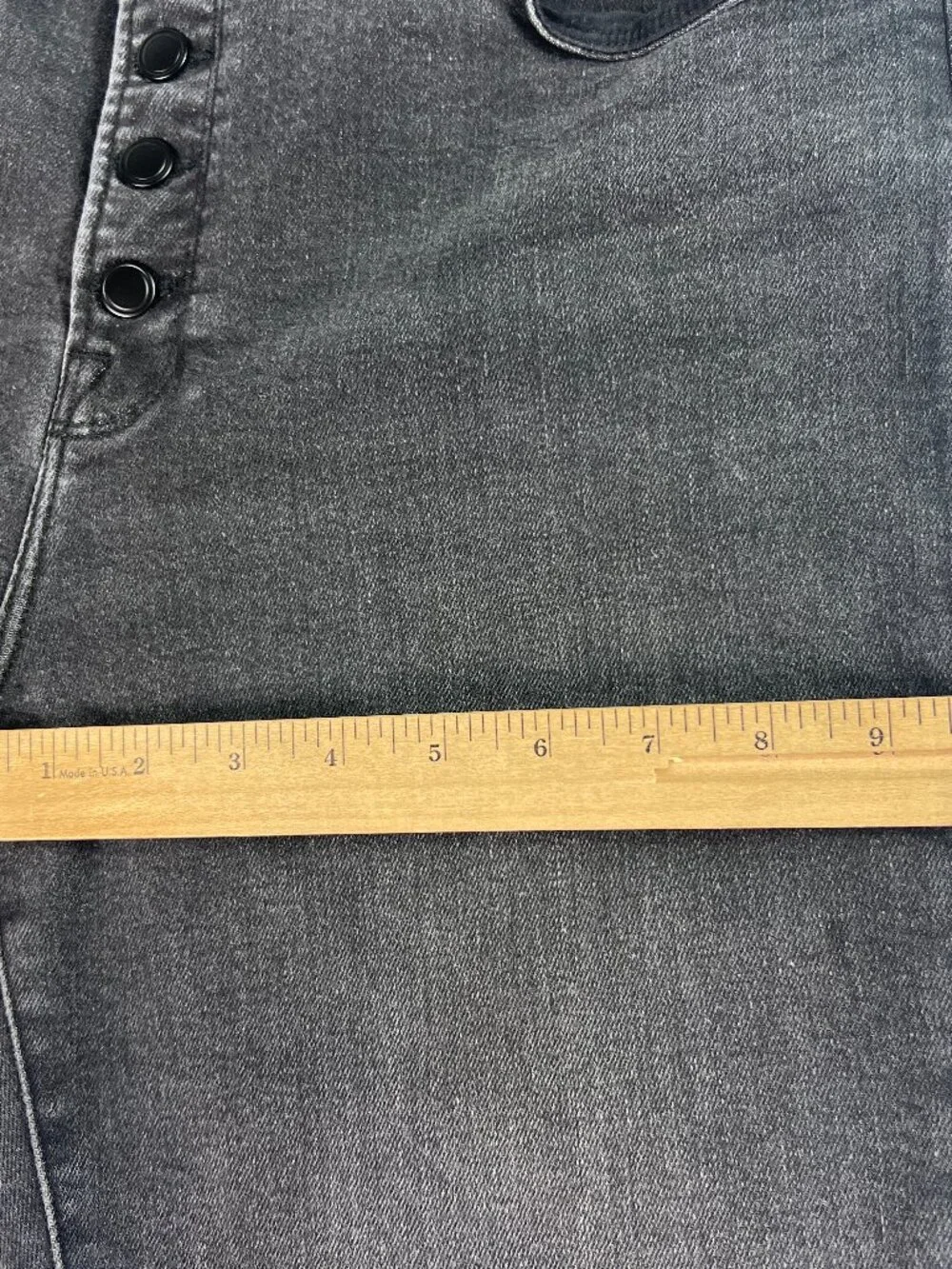 Good American Jeans Womens 31x22* Good Legs High Rise Cropped Black Denim Tag 14